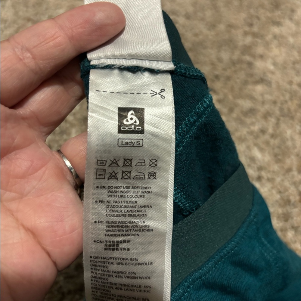 Small blue layer leggings. - Picture 3 of 3